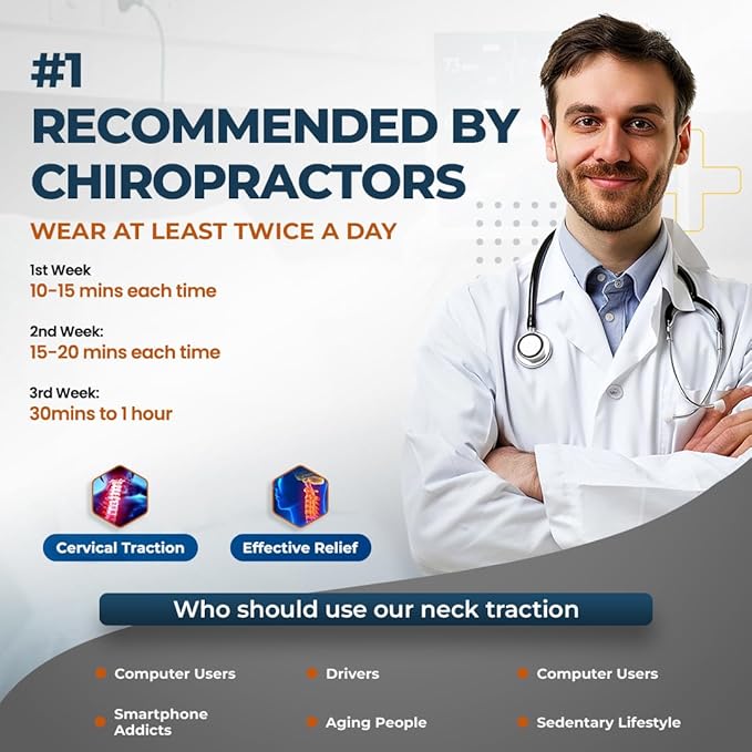 Elesik Cervical Neck Traction Device | جهاز إليسيك لتمدد الرقبة لتخفيف الألم